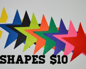 DIY Sticky Felt Shapes – Superhero Craft Activity (10 Shapes)