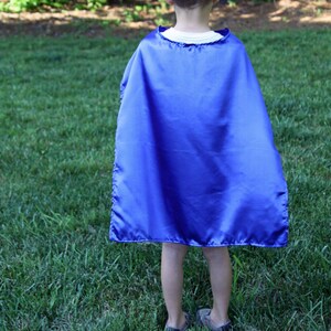 Plain Satin SUPERHERO CAPES Superhero Party Favors Capes image 3