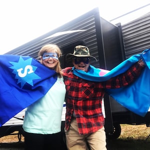 Adult Superhero Cape - Personalized Adult Cape - Custom Adult Cape - Ships Quickly