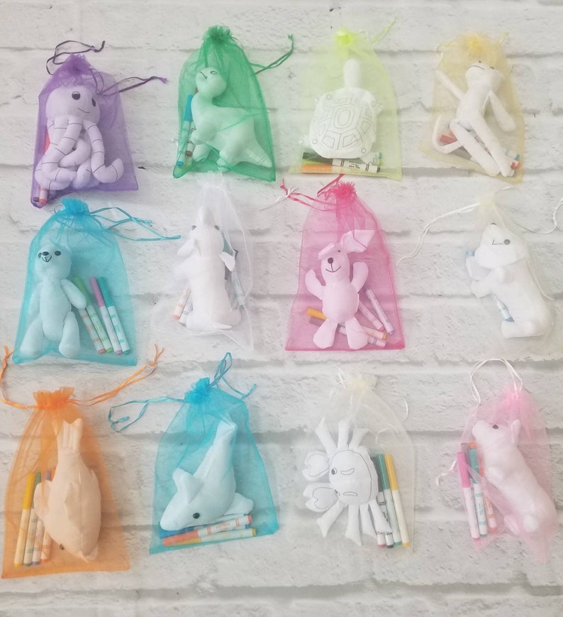 DIY Plush Animal Kit-Ready for Gift Giving or DIY Party-Kids image 1