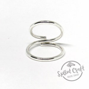Adjustable Swan Splint ring - sterling silver swan splint ring - RA Rheumatoid Arthritis Ring - pip/dip/ip joint -Arthritis Rings