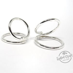 BUNDLE OF 5 Adjustable Swan Splint ring - sterling silver swan splint ring - RA Rheumatoid Arthritis Ring - pip/dip/ip joint -Arthritis Ring