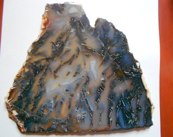 Losa de ágata Moss Pulido en ambos lados