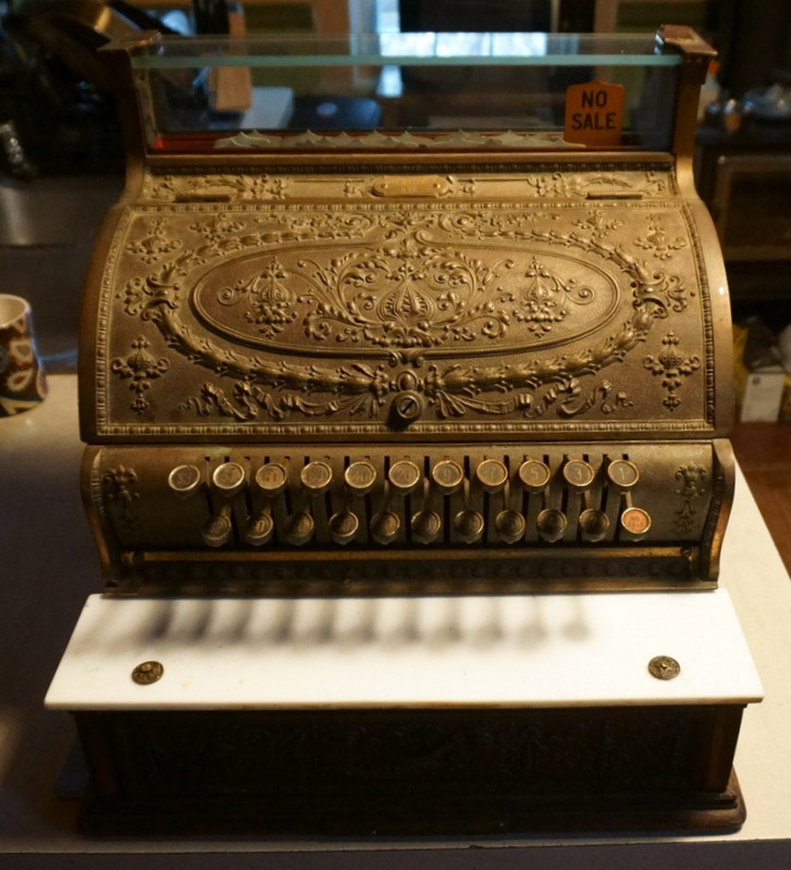 Antique National Cash Register model 332 Etsy