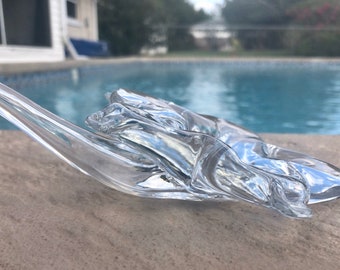 Vintage High End Art Glass Flower