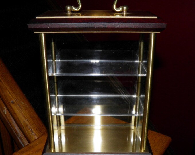 Vintage Table Top Display Case Hollywood Regency Etsy