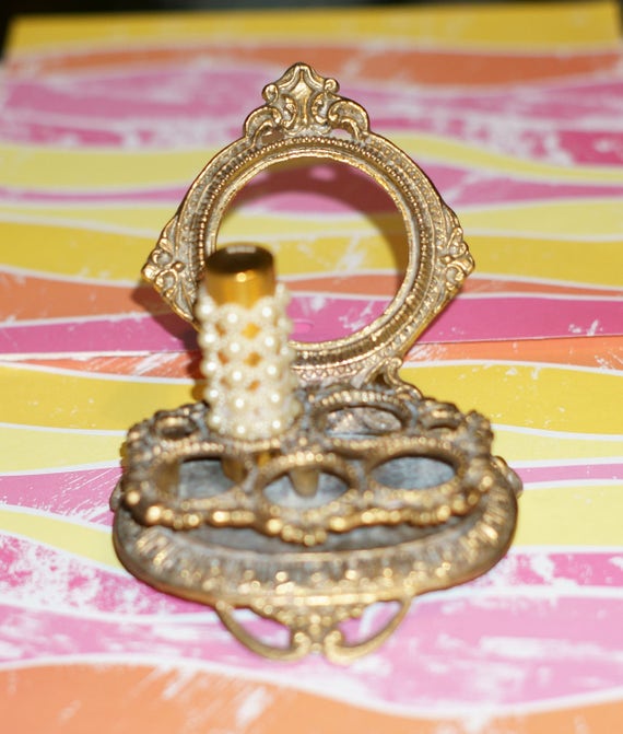 Vintage Lipstick Tube Holder By Celeste With Vintage Lipstick Etsy