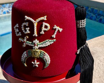 Masonic Red Hat Fez - Etsy