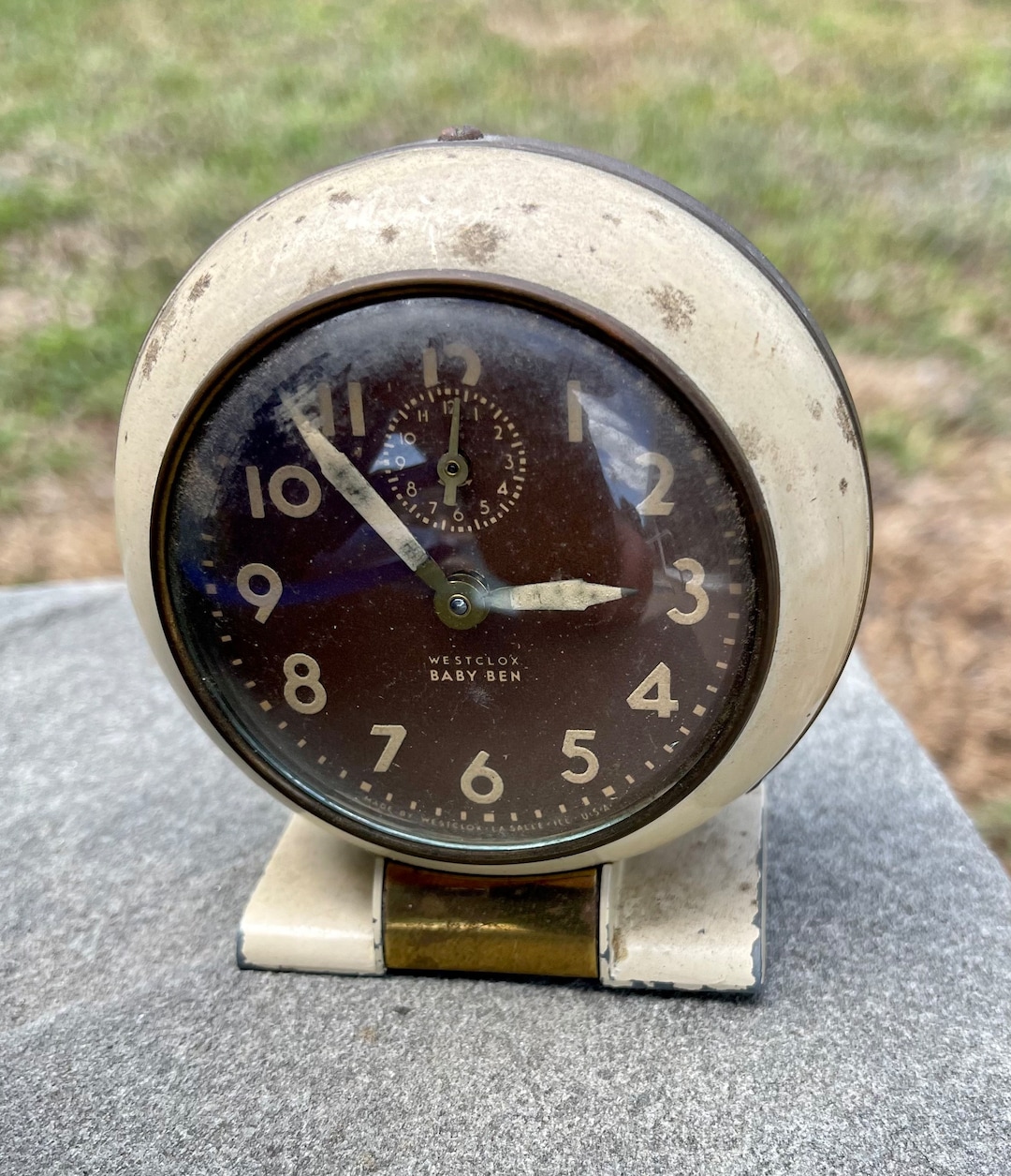 Vintage Westclox Baby Ben Windup Alarm Clock Model 61R/ Everything