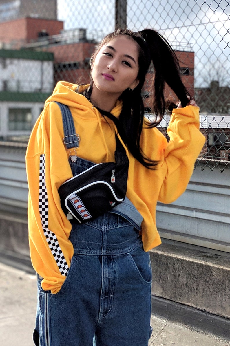 shein checkered hoodie