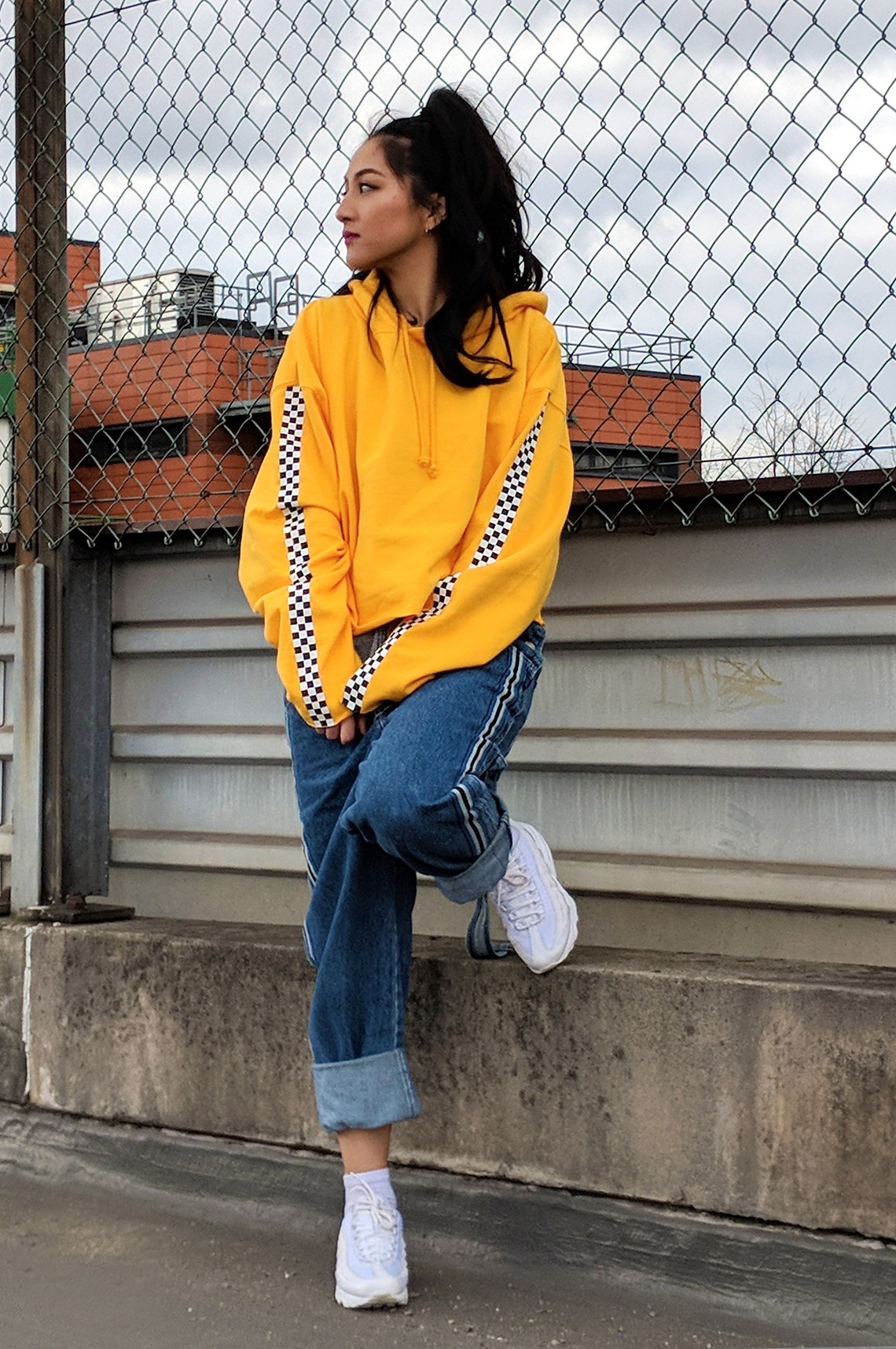 Checkered Summer Hoodie main image 1
