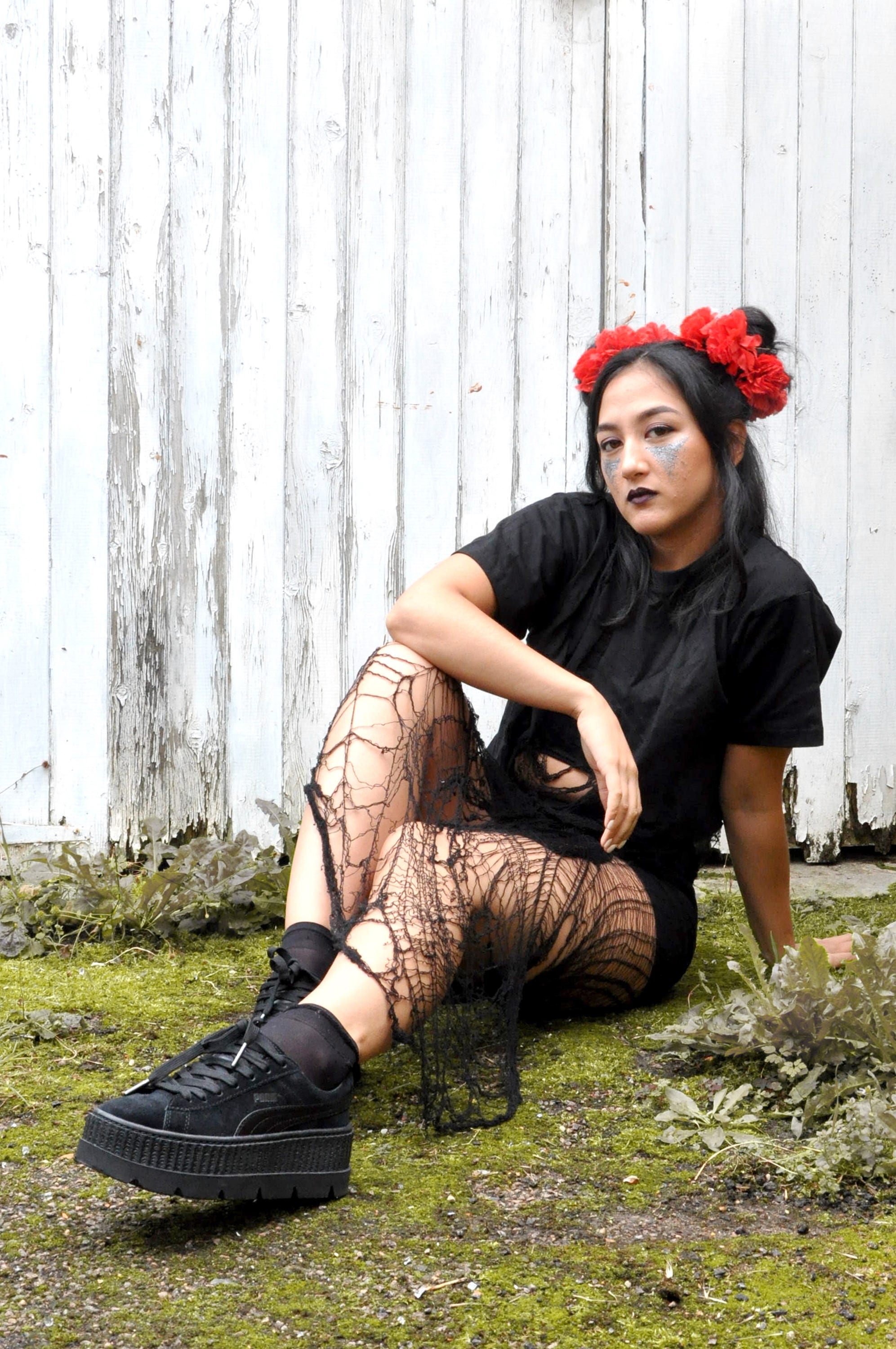 distressed t shirt dress uk