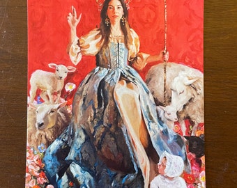 Postcard Print “The Hierophant” Tarot Reimagined