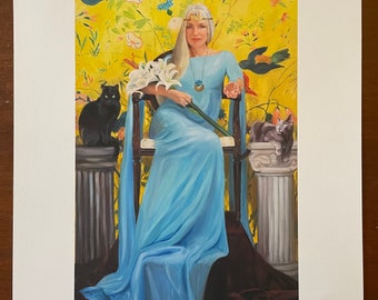 Giclée Print “The High Priestess” Tarot Reimagined Original Art