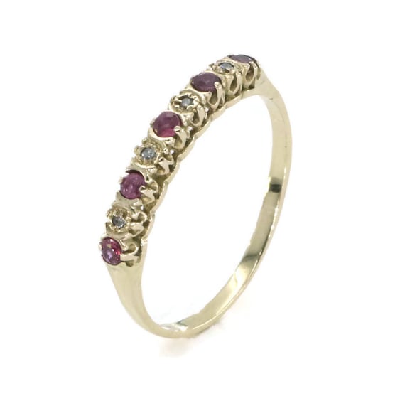 Ruby Engagement Ring, Ruby Ring, Diamond Ring, Dia