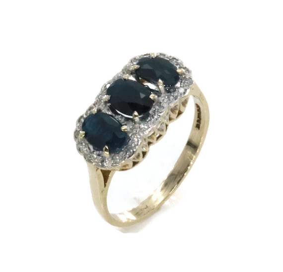 Blue Sapphire Ring, Sapphire Engagement, Sapphire