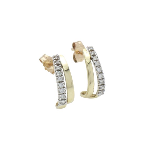 Huggie Hoop Earrings, CZ Hoop Earrings, Dainty Hoo