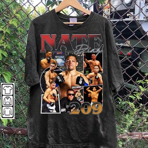 Vintage 90s Graphic Style Nate Diaz T-Shirt - Nate Diaz Vintage Sweatshirt - Mixed Martial Artist Tee For Man and Woman Unisex t-Shirt