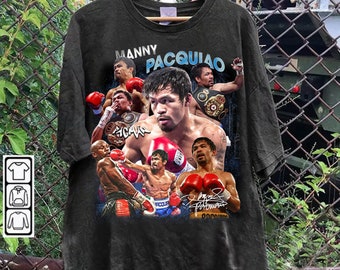 Vintage 90s Graphic Style Manny Pacquiao T-Shirt - Manny Pacquiao Vintage Hoodie - Retro American Boxer Tee For Man and Woman Unisex T-Shirt