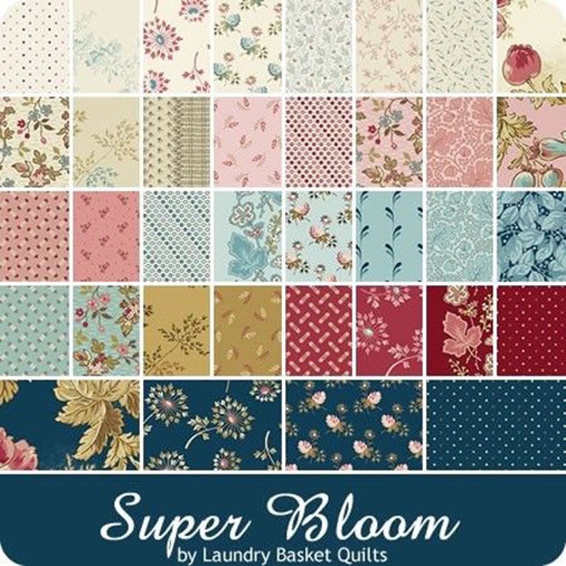 Super Bloom by Laundry Basket Quilts for Andover 9459 E Etsy
