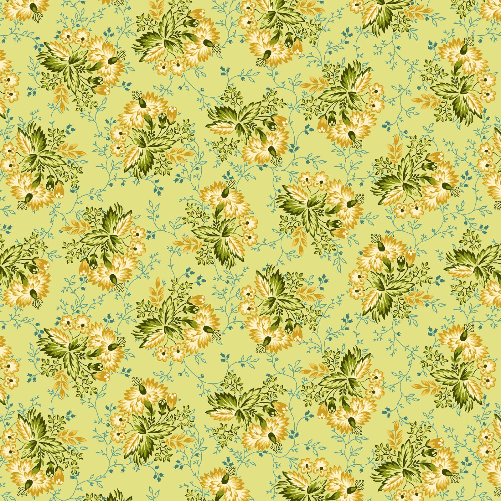 Tarrytown by Michelle Yeo for Henry Glass Fabric 2600 66 Etsy