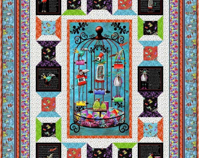 Laser Cut Quilt Kit, the Gilded Age, From the Steampunk Stitchery