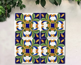 Spanish tiles Outdoor wall decor patio, decorative tiles, Ceramic tile art, Personalized tiles, Front porch decor, home improvement