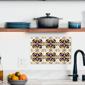 Custom Mexican tiles Ceramic wall art, Talavera tiles 4 x 4 or 6 x 6, Wall murals tile, Decorative tiles for outdoor 画像 10