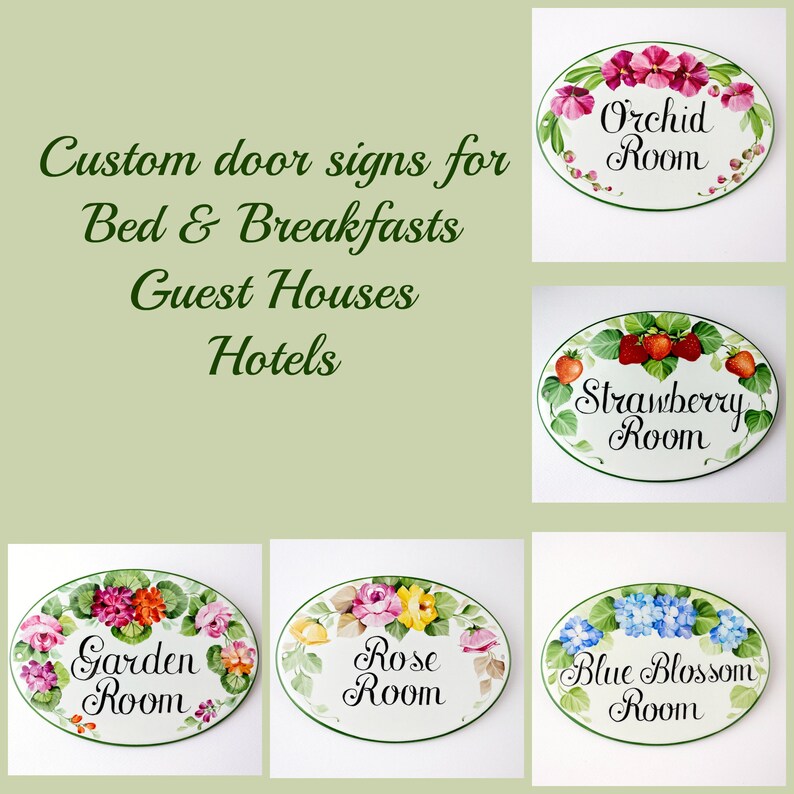 Ceramic Name Plaque Restroom Door Sign Bathroom Sign - Etsy