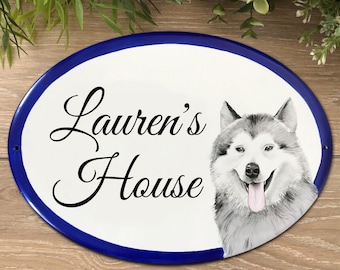 Personalized cottage sign with custom pet portrait, Pet beds sign, Unique gift for dog lovers