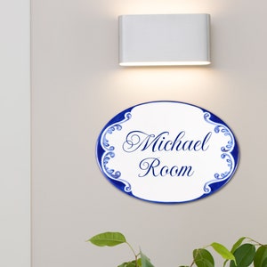 Targhette con nome per porte, targa personalizzata per ufficio, targhette per camere bed and breakfast
