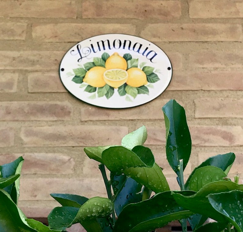 Personalized Lemons Kitchen Signs With Name Kitchen Wall Etsy
