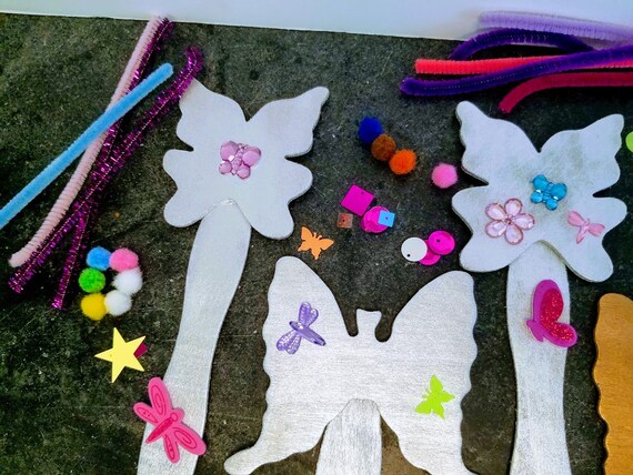 butterfly wand craft