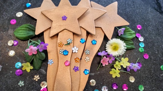 Fairy Wand Craft Set Party Activity Princess Wands Diy Etsy