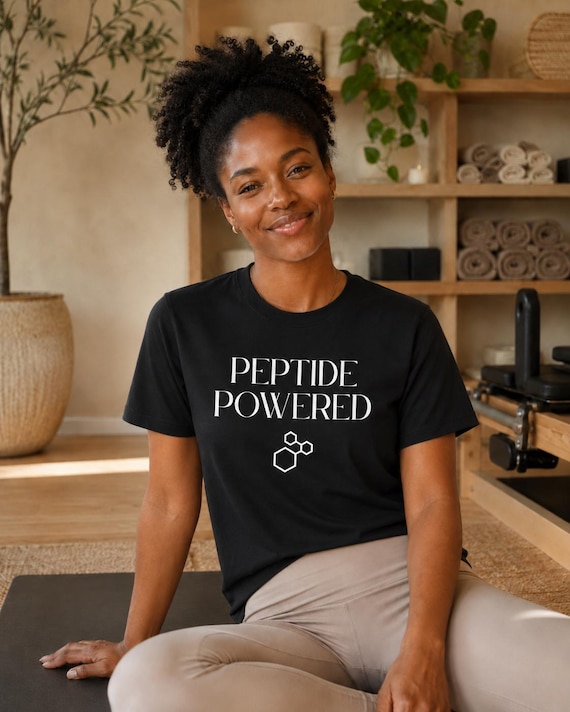 Peptide Powered Shirt | Wellness Fitness Tee