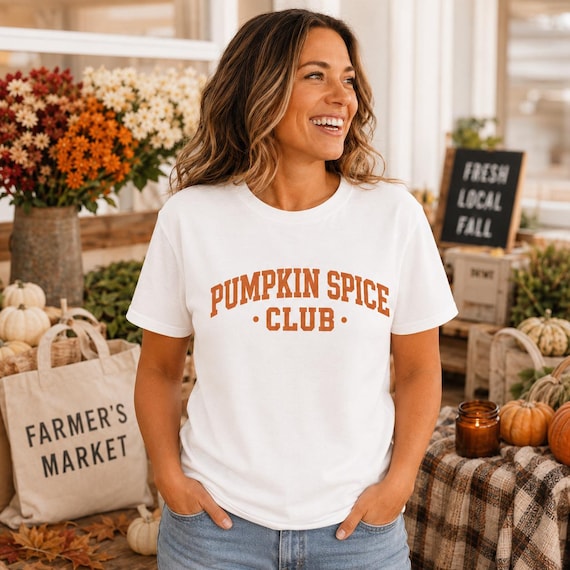 Pumpkin Spice Club Shirt | Vintage Fall Autumn Tee, Cozy Sweatshirt