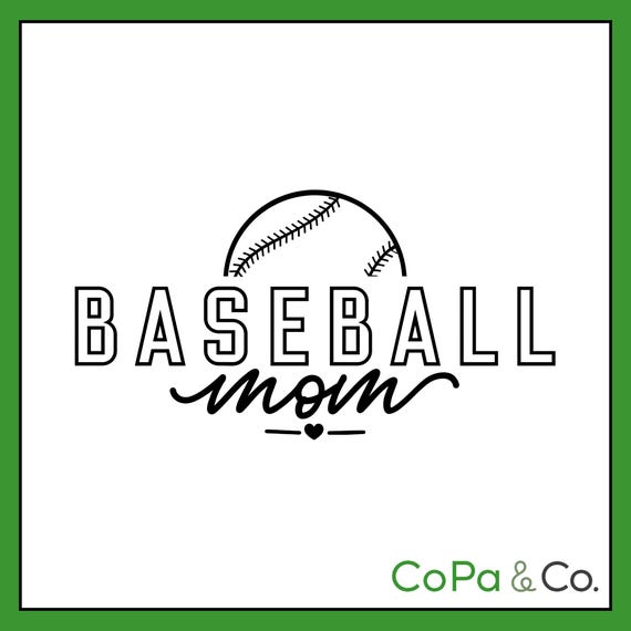 Decal - Baseball Mom – Permanent Sticker for Car, Laptop, or Cup