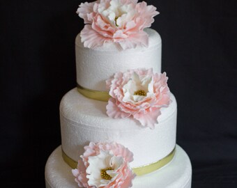 Wedding Cake Flowers Etsy