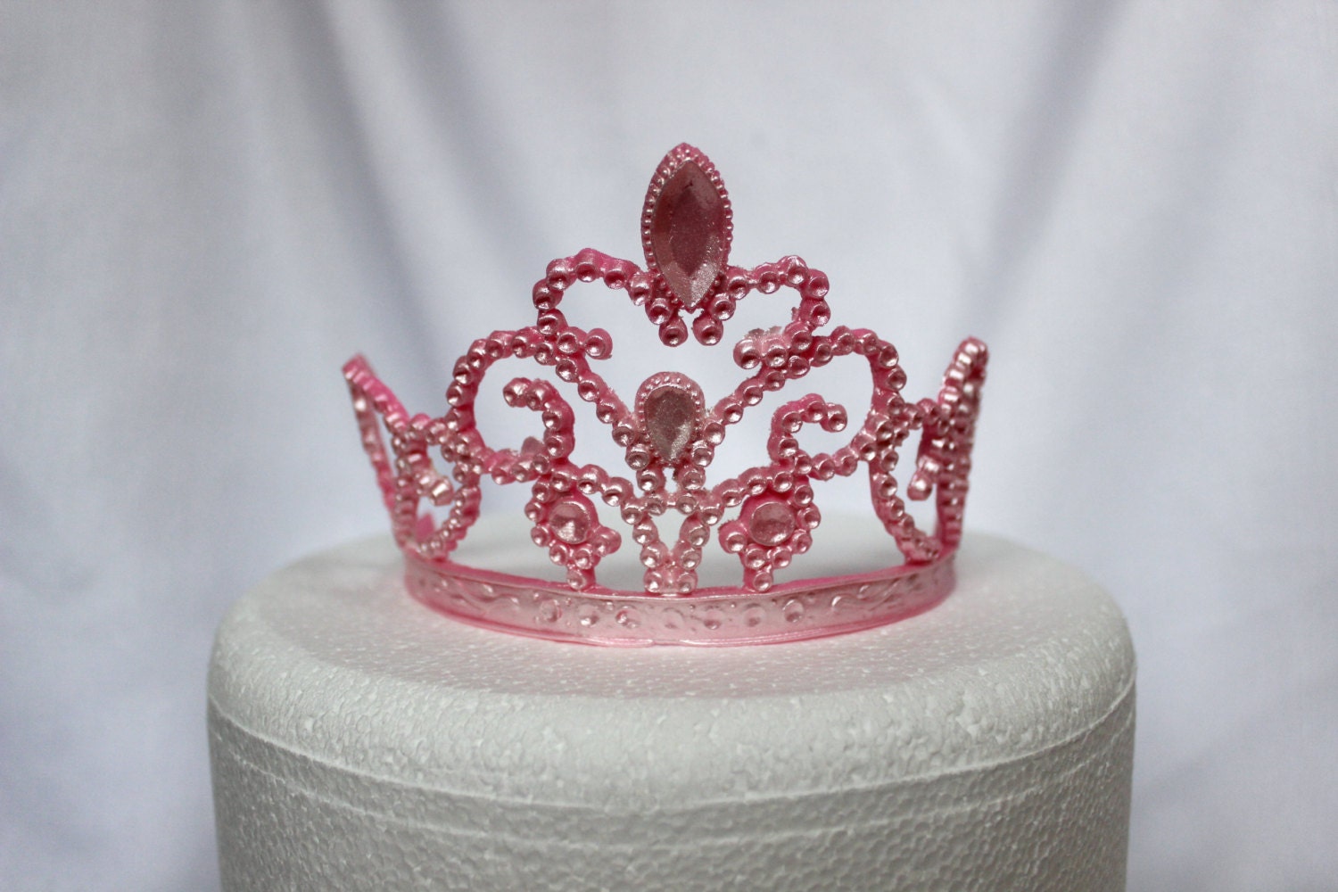 Princess tiara cake topper 3D edible crown ball gumpaste Etsy