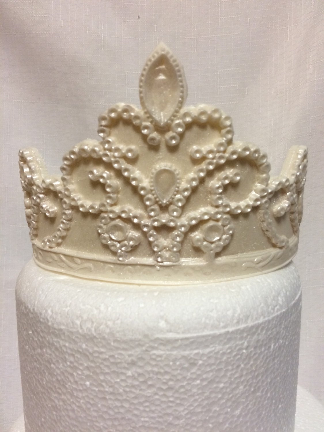 Fondant Gum Paste Tiara Cake Topper Tiara Cake Tiara Cake Topper Tiara