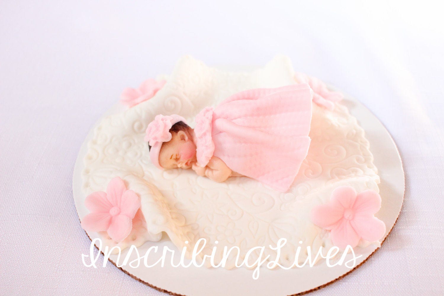 BABY GIRL SUIT Baby shower Image Edible cake topper decoration 