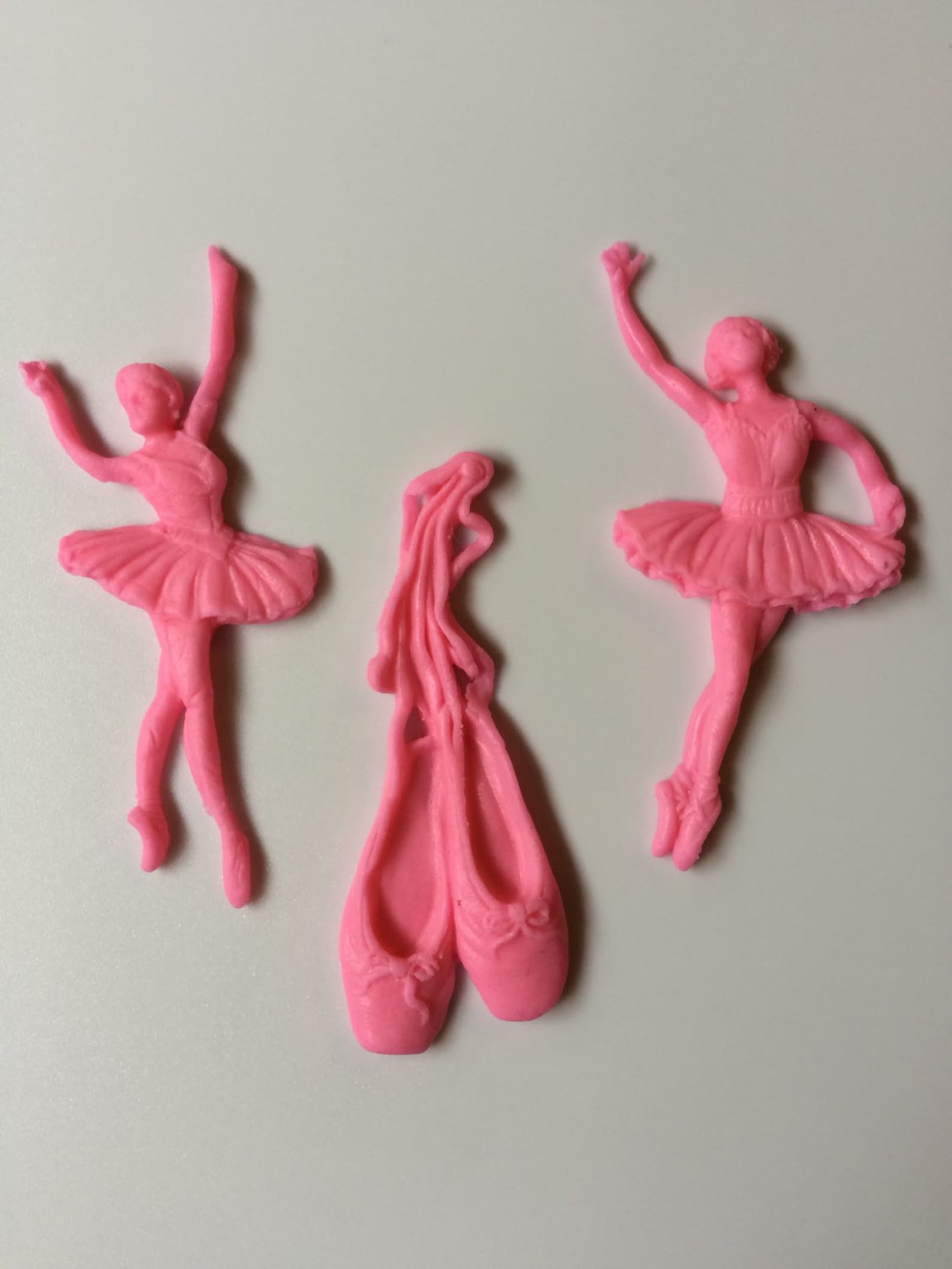 ballerina cake topper 12pcs ballet cupcake toppers edible fondant shoes cookie decorations birthday theme party favors