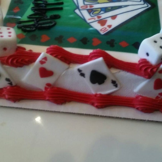 Home Furniture Diy 24 Personalised Poker Chip Edible Icing
