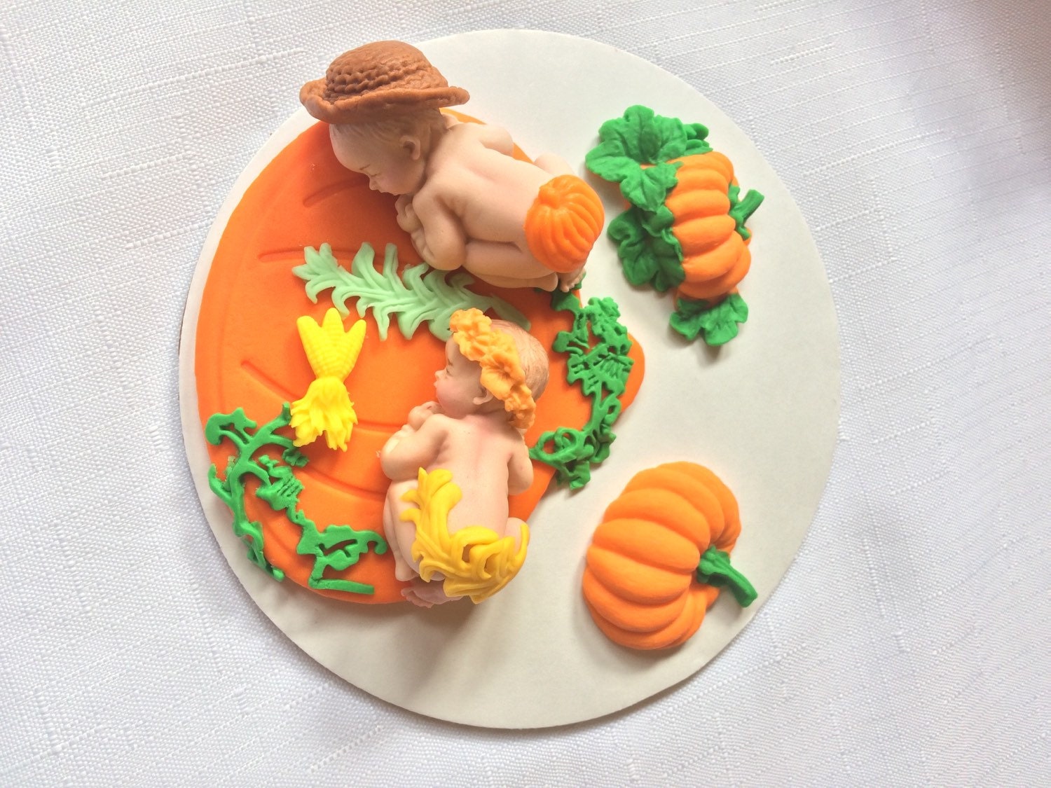 fondant twin baby cake topper star wars Baby shower cake topper baby on