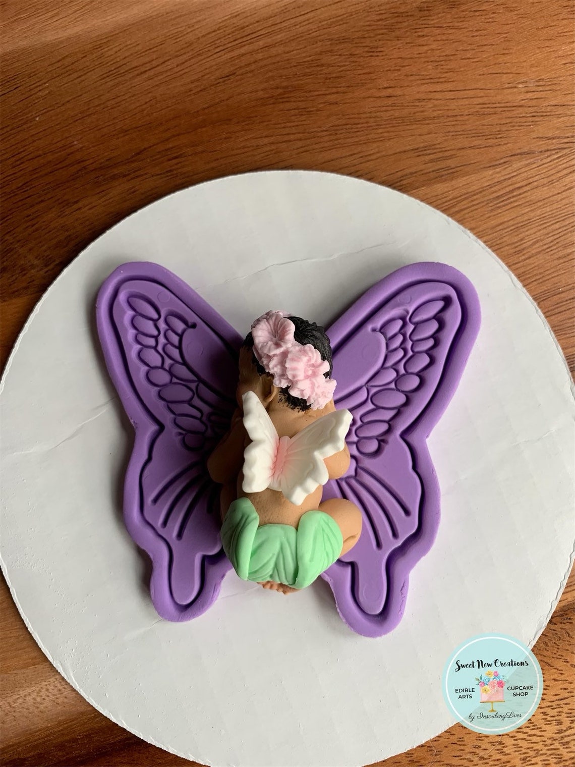 Butterfly baby shower cake topper girl baby edible decorations Etsy