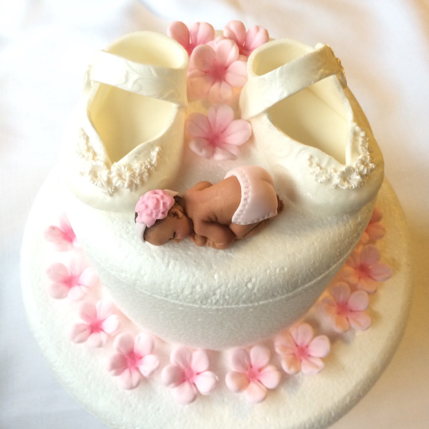 Baby Cake Topper 21pcs Baby Shoes Cake Topper Christening Cake Etsy