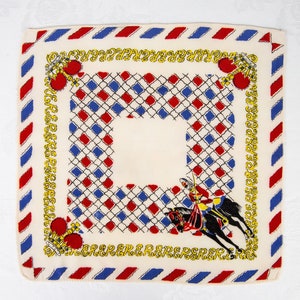 1953 Coronation of HM Queen Elizabeth II Handkerchief – Royal memorabilia