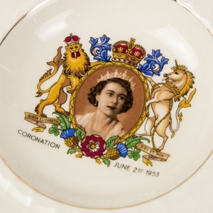 1953 Queen Elizabeth II Coronation Pin Dish – Grenville Ware, England