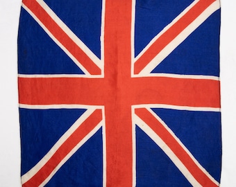 Vintage Silk Union Jack Handkerchief