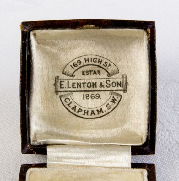 Vintage E Lenton & Son Ring Box London – Rich bro… - image 3